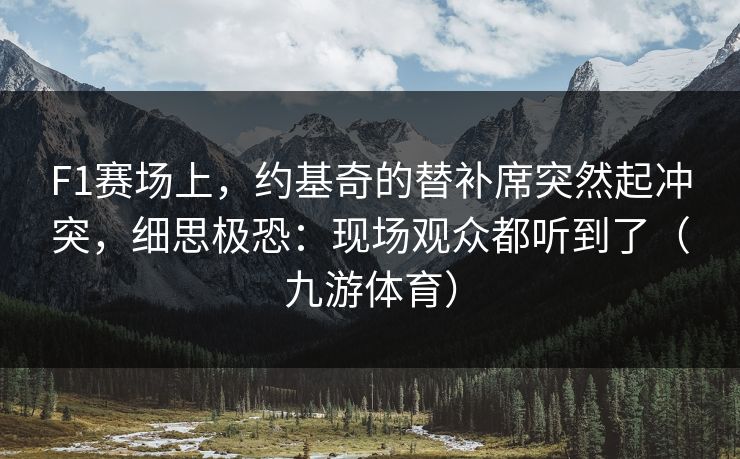 F1赛场上，约基奇的替补席突然起冲突，细思极恐：现场观众都听到了（九游体育）