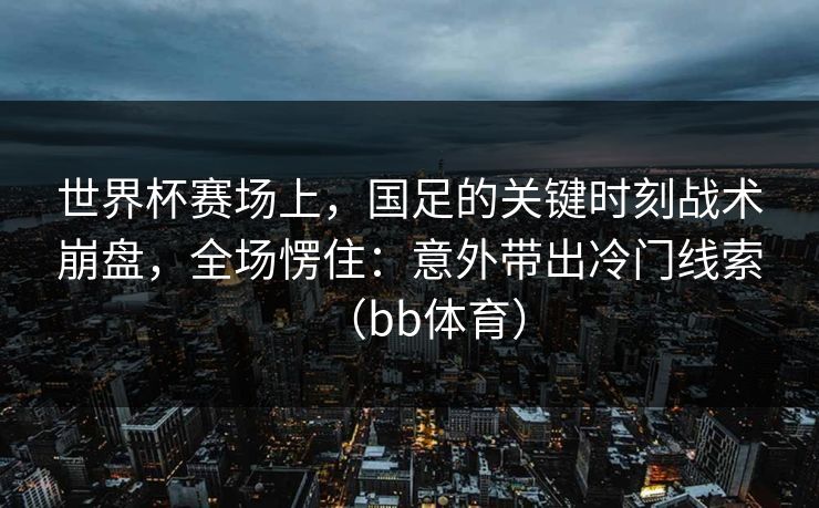 世界杯赛场上，国足的关键时刻战术崩盘，全场愣住：意外带出冷门线索（bb体育）